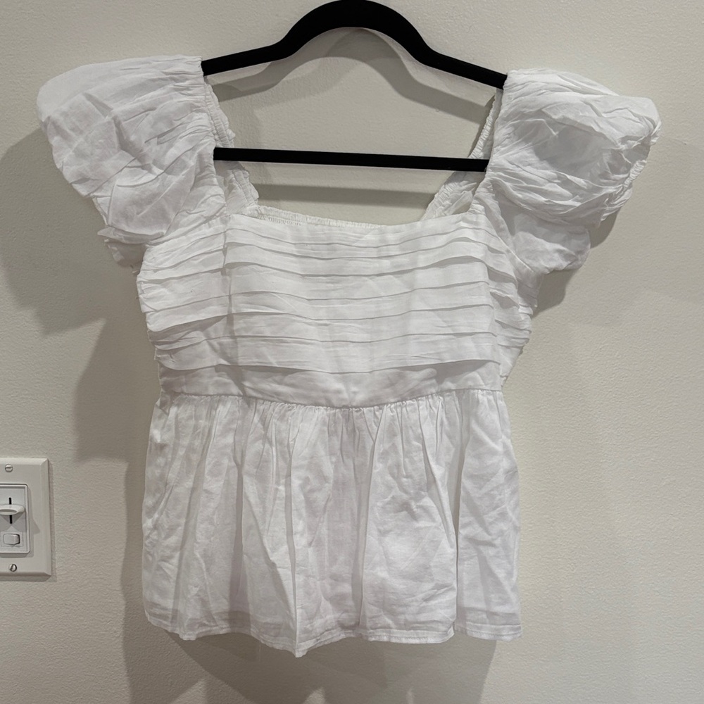 Cute white summer top